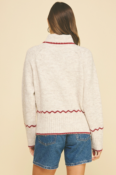 Margie Sweater -- Oatmeal