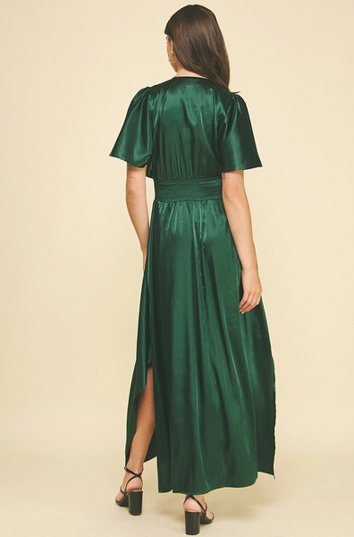 Hazel Dress -- Hunter Green