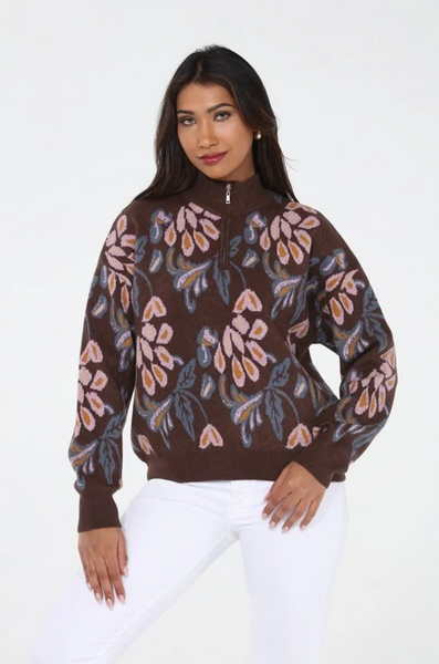 Rosalie Sweater -- Brown