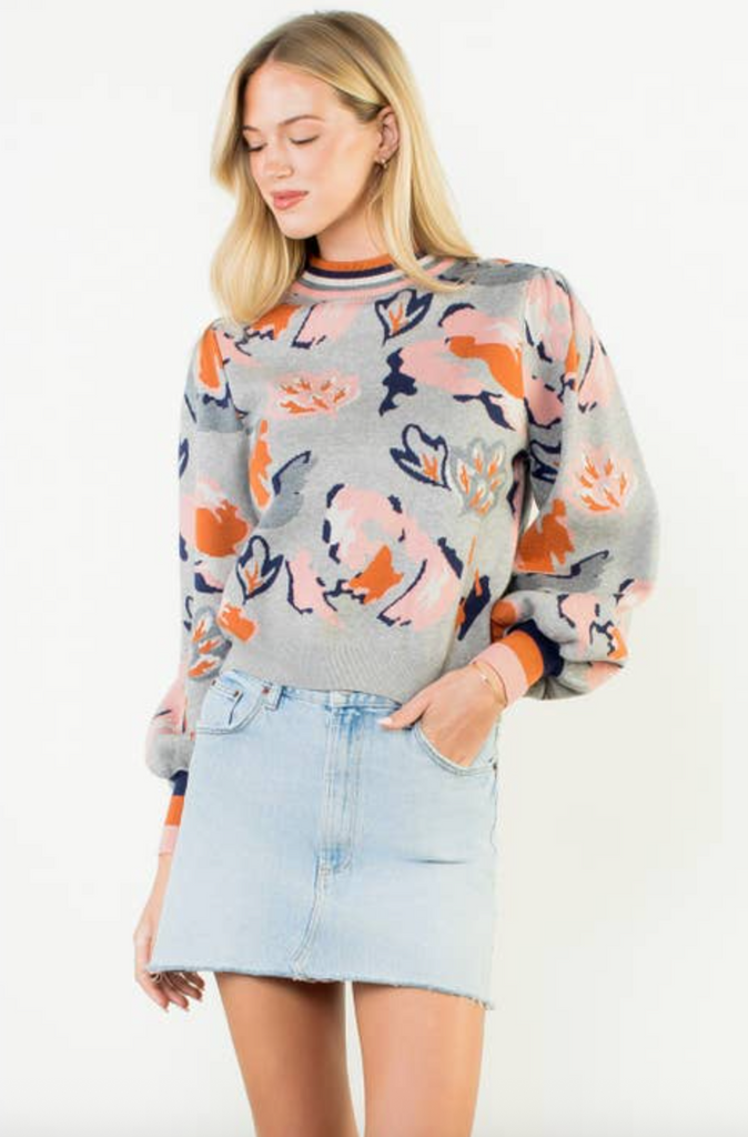 Elise Sweater -- Gray