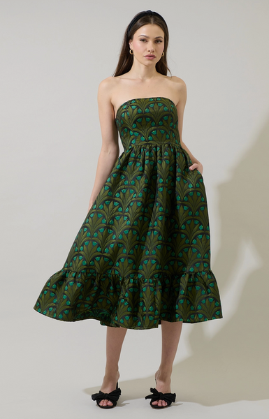 Aurra Dress -- Olive