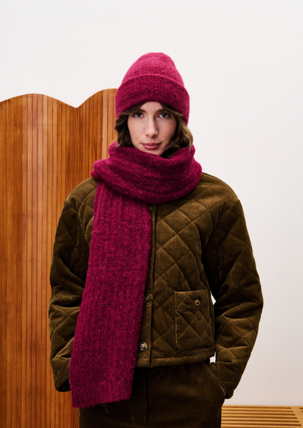 Corydalis Scarf - Bordeaux