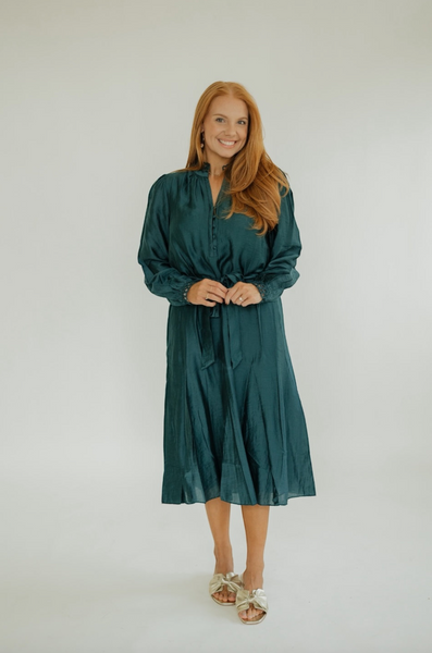 Talia Dress -- Teal