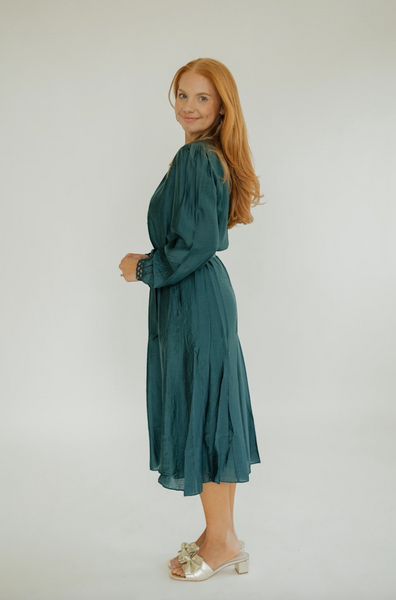 Talia Dress -- Teal