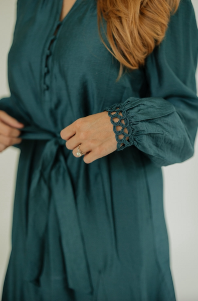 Talia Dress -- Teal