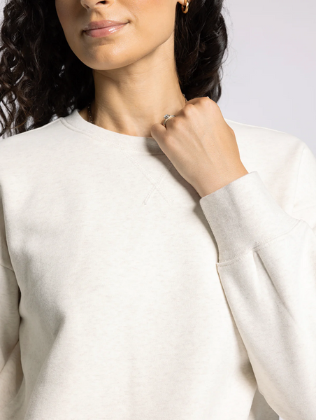 Serenity Crewneck -- Heather Oatmeal