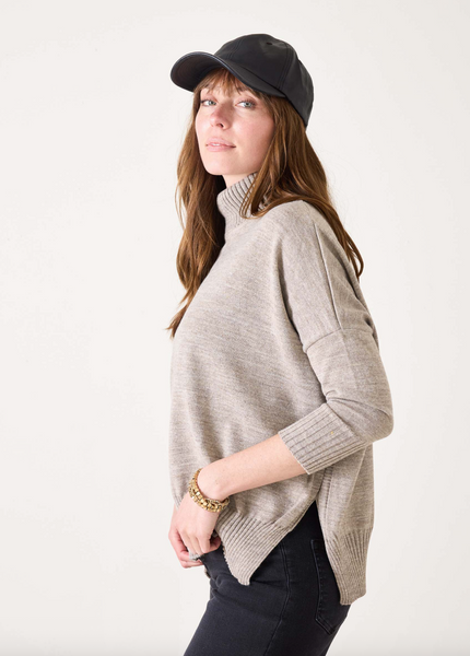 Catalina Turtleneck Sweater -- Driftwood