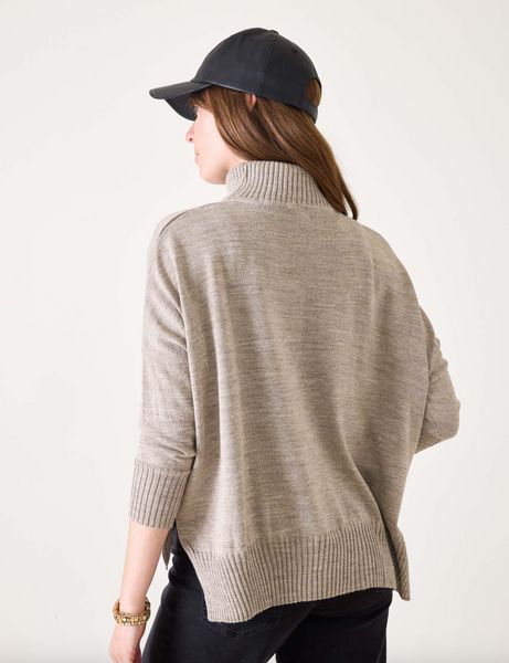 Catalina Turtleneck Sweater -- Driftwood