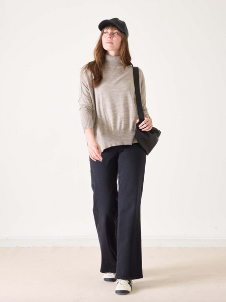 Catalina Turtleneck Sweater -- Driftwood