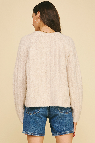 Kaylee Sweater -- Oatmeal