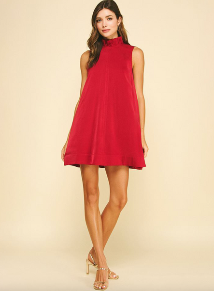 Cindy Dress -- Red