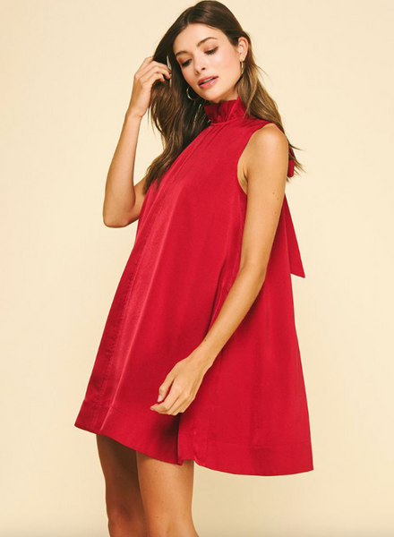 Cindy Dress -- Red