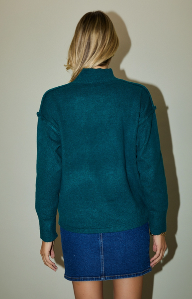 Rosey Sweater -- Teal