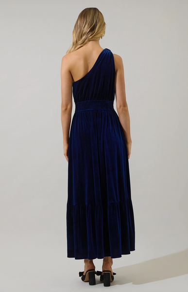Bevany Dress -- Navy