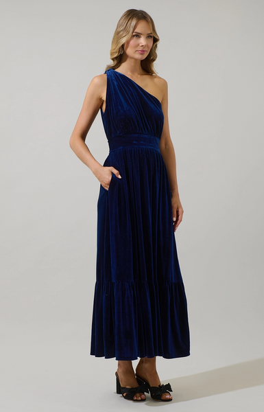 Bevany Dress -- Navy