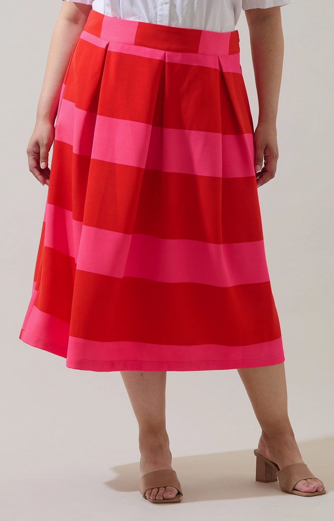 Lolli Skirt -- Fuchsia Red