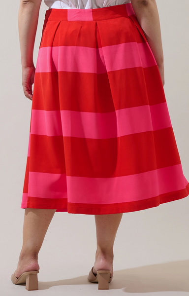 Lolli Skirt -- Fuchsia Red