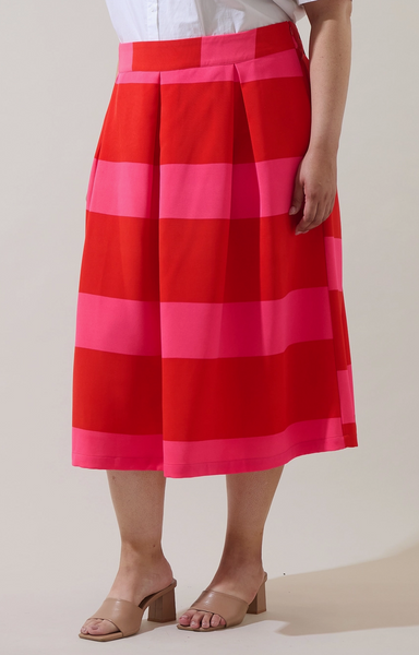 Lolli Skirt -- Fuchsia Red