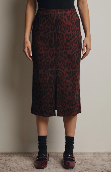 Mary Skirt -- Burgundy