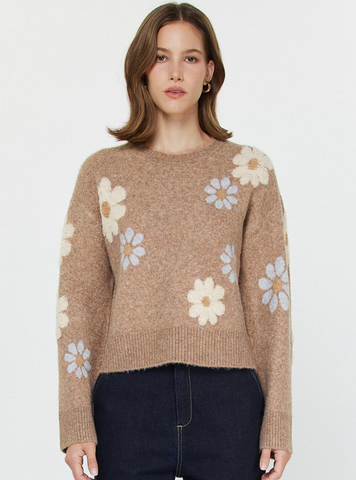 Audrey Sweater -- Taupe