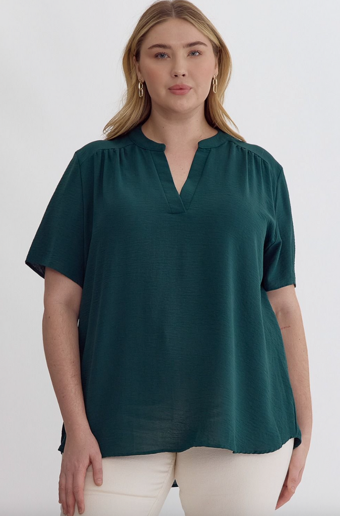Imogene Top -- Teal