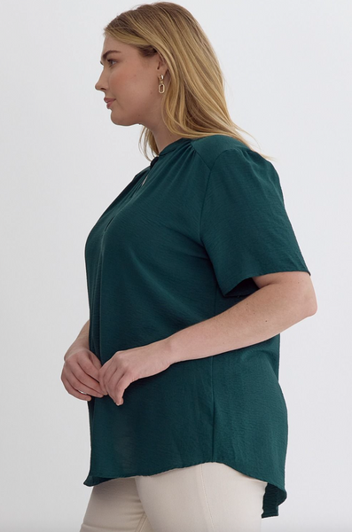 Imogene Top -- Teal