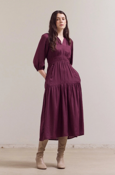 Parker Dress -- Plum