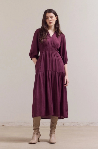 Parker Dress -- Plum