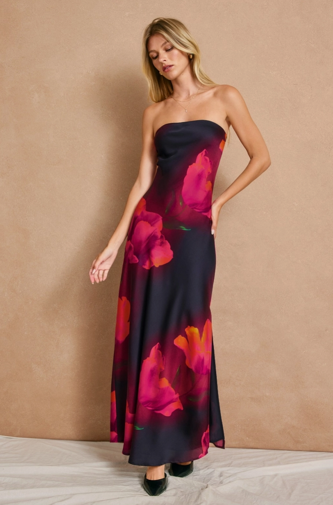 Rose Dress -- Plum