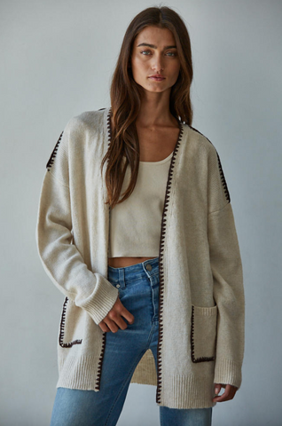Lotte Cardigan -- Beige