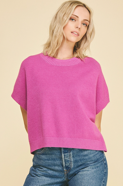 Daisy Top -- Deep Pink