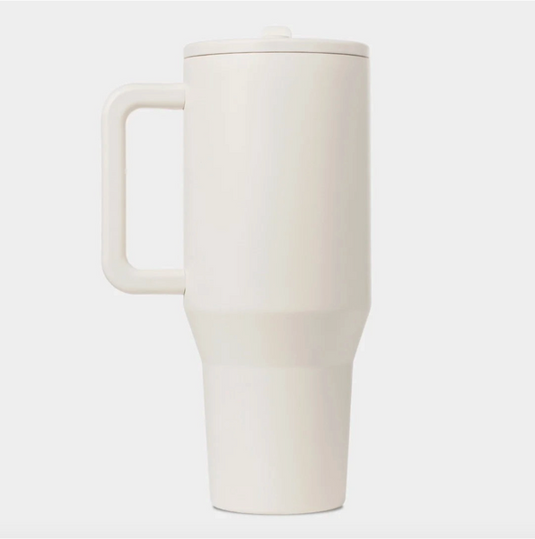 Cream HydroJug 40 oz Traveler Tumbler