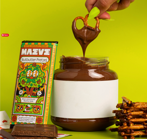 Nutbutter Pretzel Truffle Bar