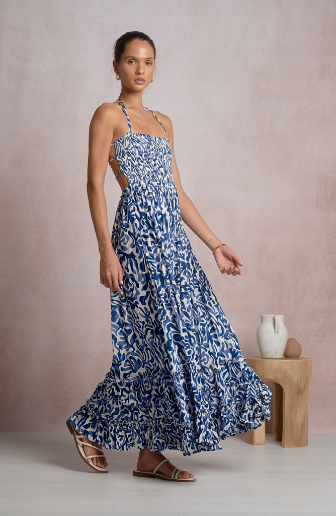 Rebekah Dress -- Blue