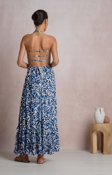 Rebekah Dress -- Blue