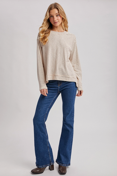 Amy Top -- Ecru Brick