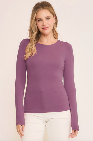 June Top -- Plum