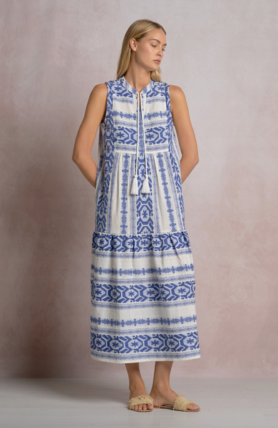 Vanessa Dress -- Blue