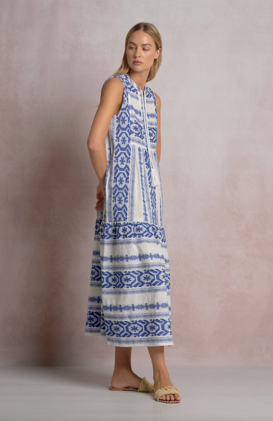 Vanessa Dress -- Blue