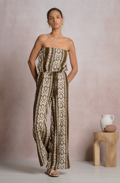 Phyllis Jumpsuit -- Brown