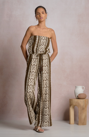 Phyllis Jumpsuit -- Brown