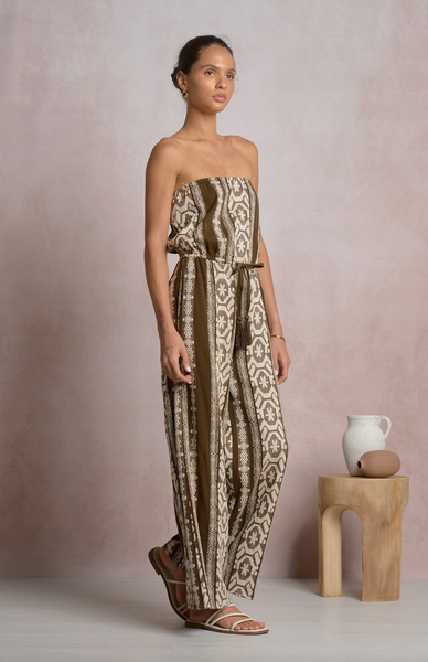 Phyllis Jumpsuit -- Brown