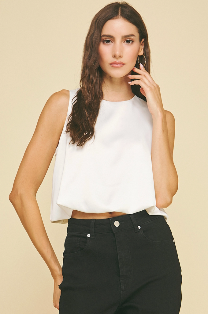 Justine Top -- Cream