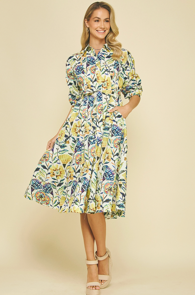 Ginger Dress -- Cream