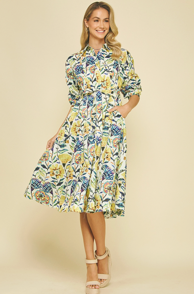 Ginger Dress -- Cream