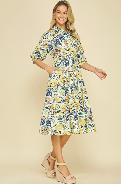 Ginger Dress -- Cream