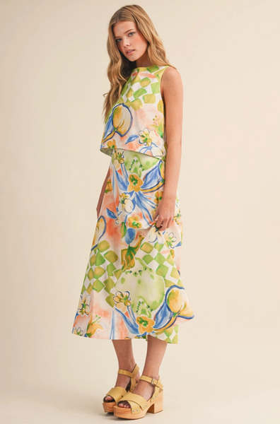 Consuelo Top -- Lime Green