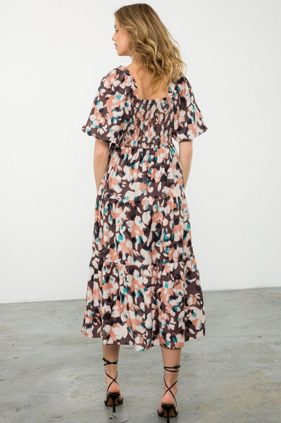 Sylvia Dress -- Brown