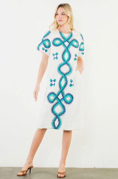 Chandra Dress -- Cream