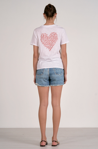Je T'aime Top -- White